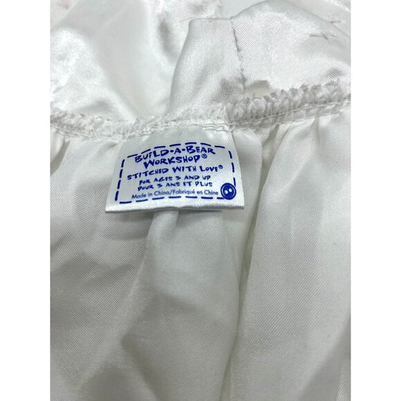 Build A Bear Party Dress White Sequin Evening Flowers Floral Wedding 2011 - Picture 4 of 5